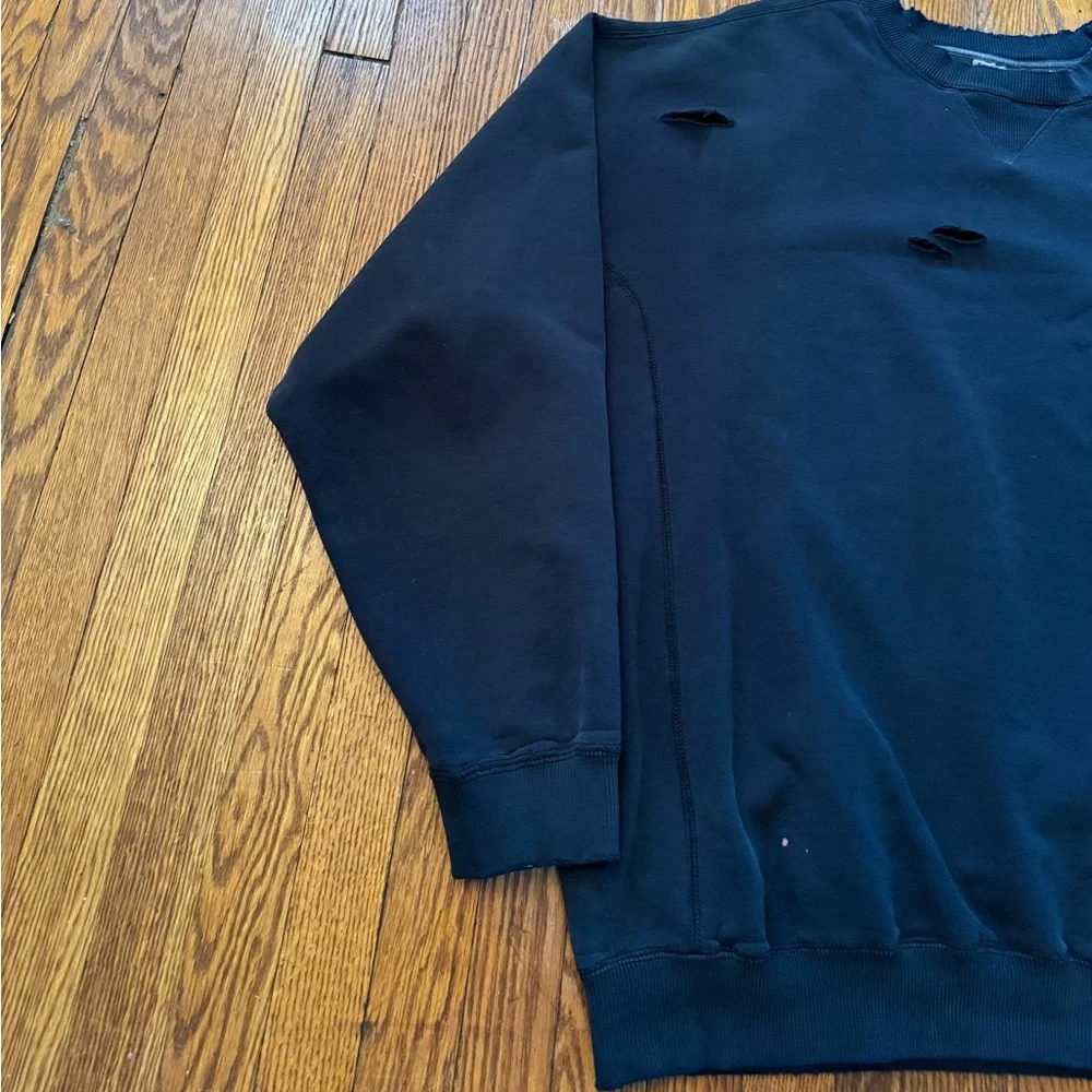 Y2K Distressed Reebok Vintage Crewneck Sweater - Picture 5 of 13